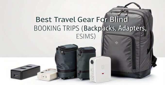 Best Travel Gear for Blind Booking Trips (Backpacks, Adapters, Esims)